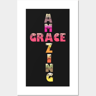 Colorful Amazing Grace Posters and Art